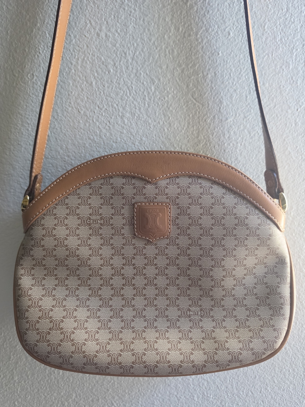 CELINE Half Moon Crossbody Vintage